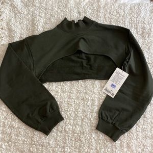 lululemon LA Super Crop Mock Neck Long Sleeve